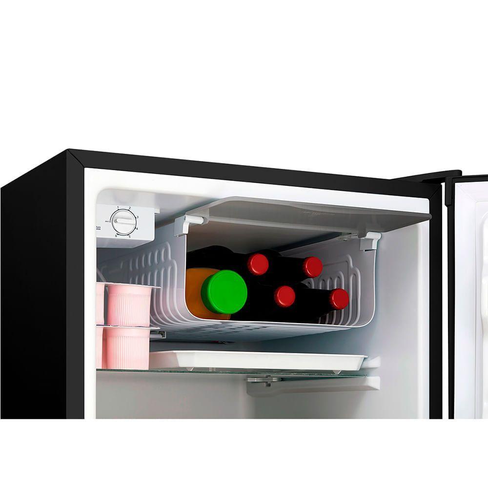 Miniatura Frigobar Midea Black Edition Preto 124 Litros MRC12B1-B 110V