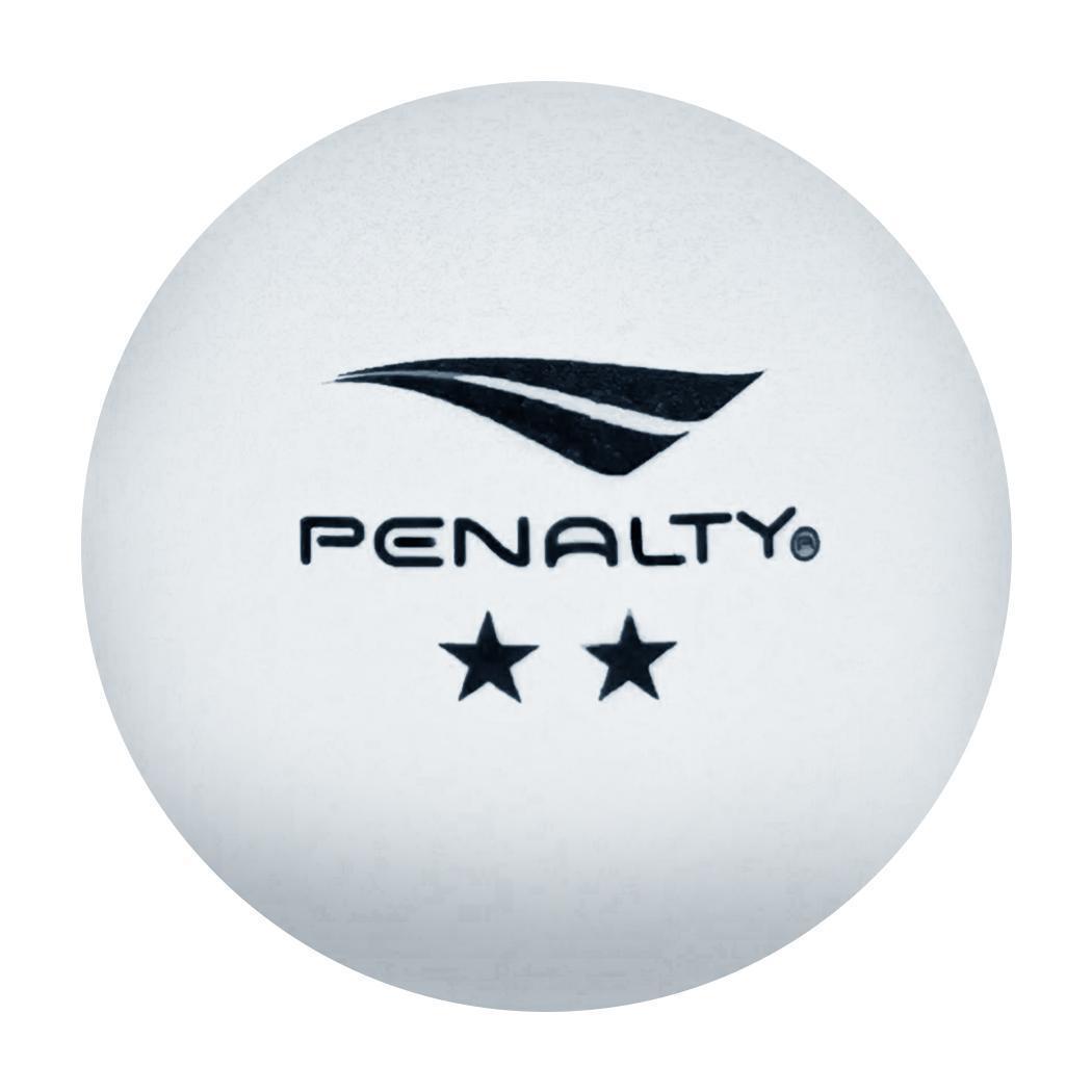 Miniatura Kit 6 Bolas Ping Pong Tênis De Mesa Penalty Oficial Branco