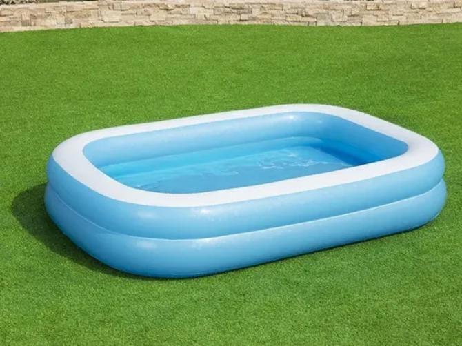 Piscina Inflável Retangular Pratica Bestway Familiar 778L