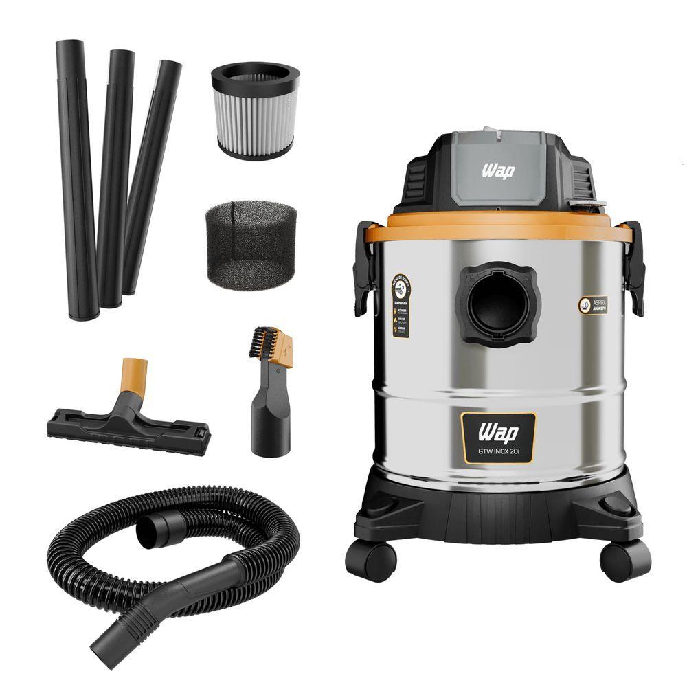 Miniatura Aspirador De Pó E água 1900w WAP GTW Inox 20i 220V