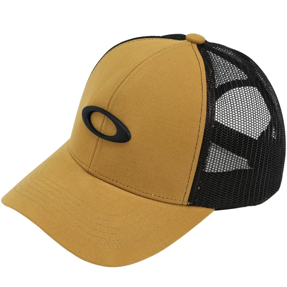 Miniatura Boné Oakley Metal Ellipse Trucker Hat Amarelo