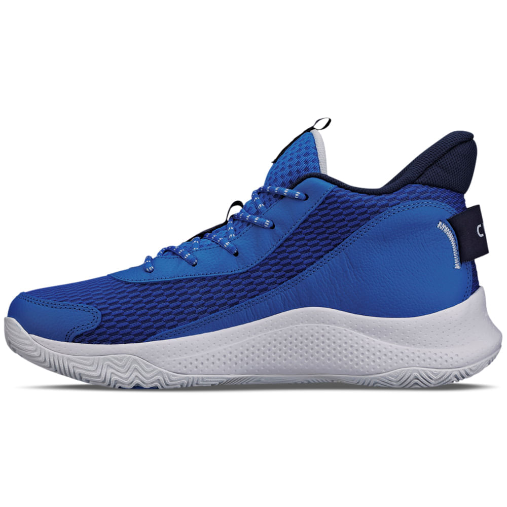 Miniatura Tênis de Basquete Masculino Under Armour Curry 3Z7 39 Azul