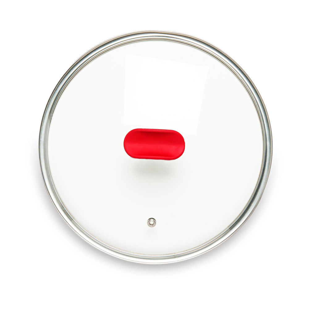 Miniatura Tampa Ichef Polishop Shark Series 24cm | Vermelho