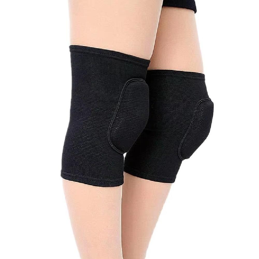 Joelheira Volei Kit Par Protetor Joelhos Futsal Goleiro Handebol Dança Indoor Elastica Acolchoada