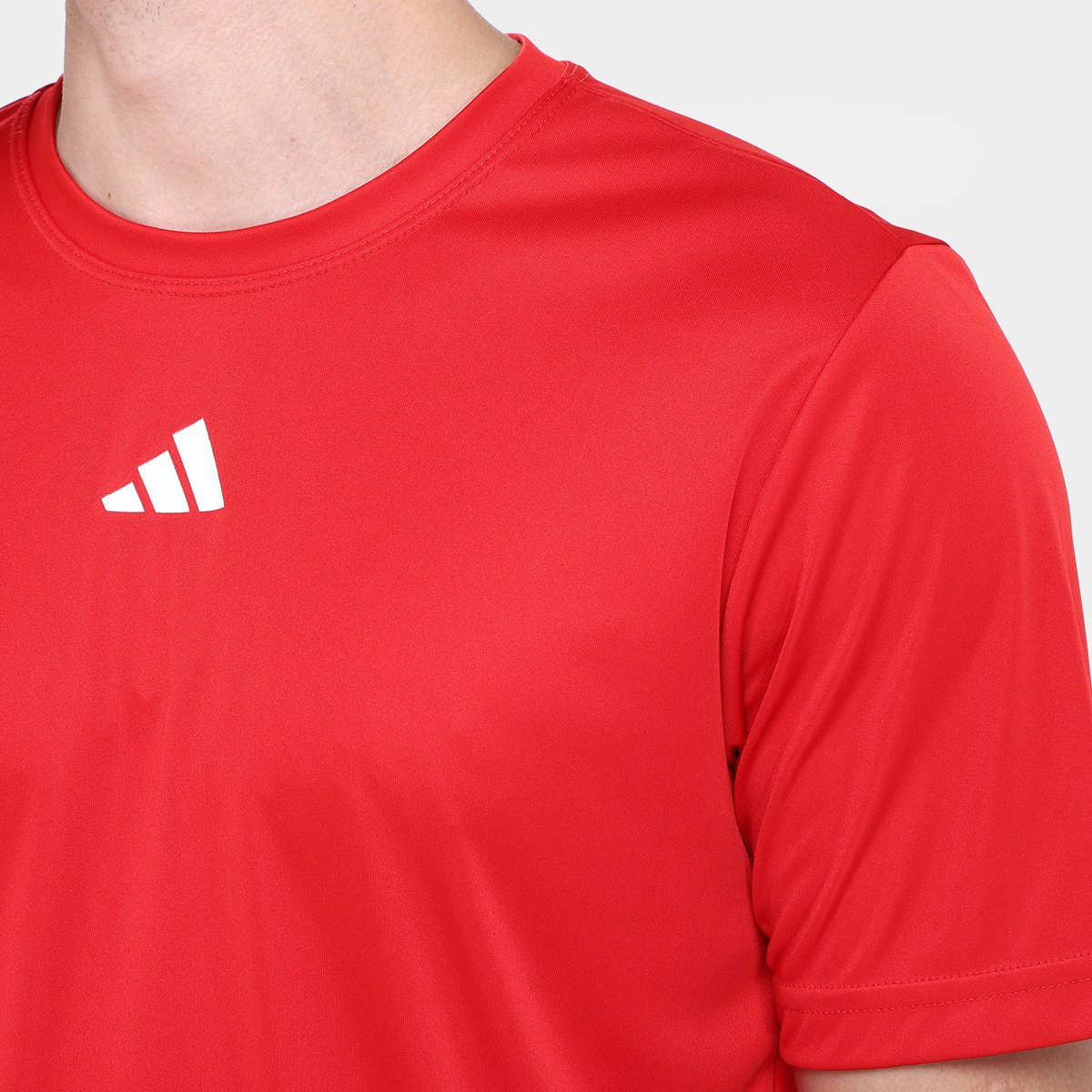 Miniatura Camiseta Adidas Treino Básica Masculina Vermelho - G