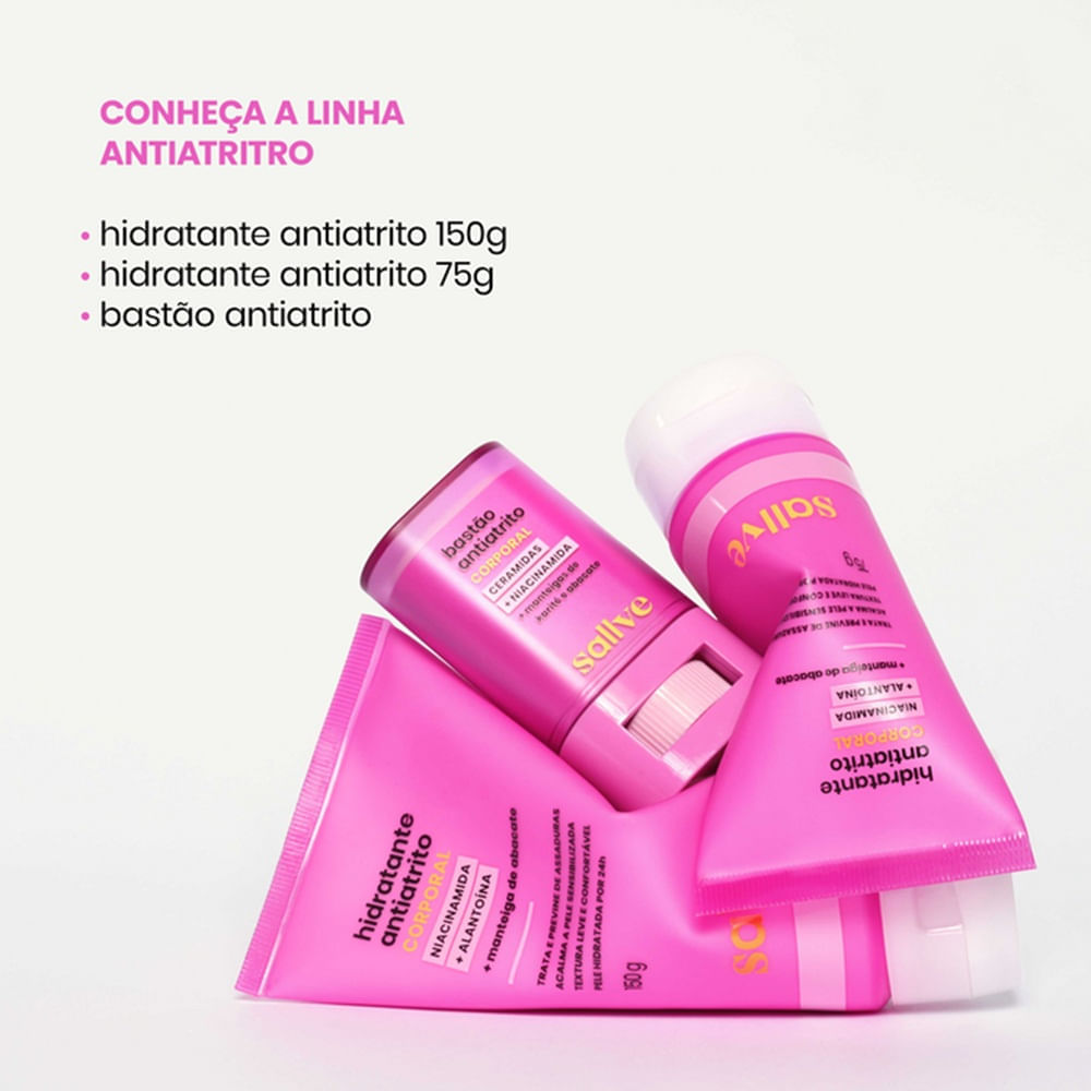 Miniatura Bastão Antiatrito Corporal Sallve 15g