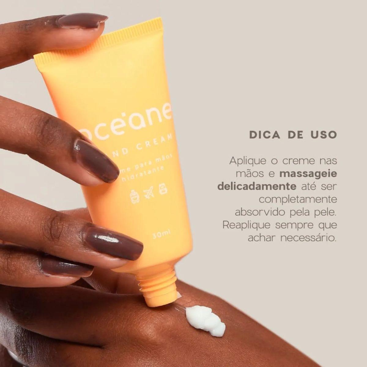 Creme De Mãos De Viagem Océane Com Óleo De Macadâmia 30Ml