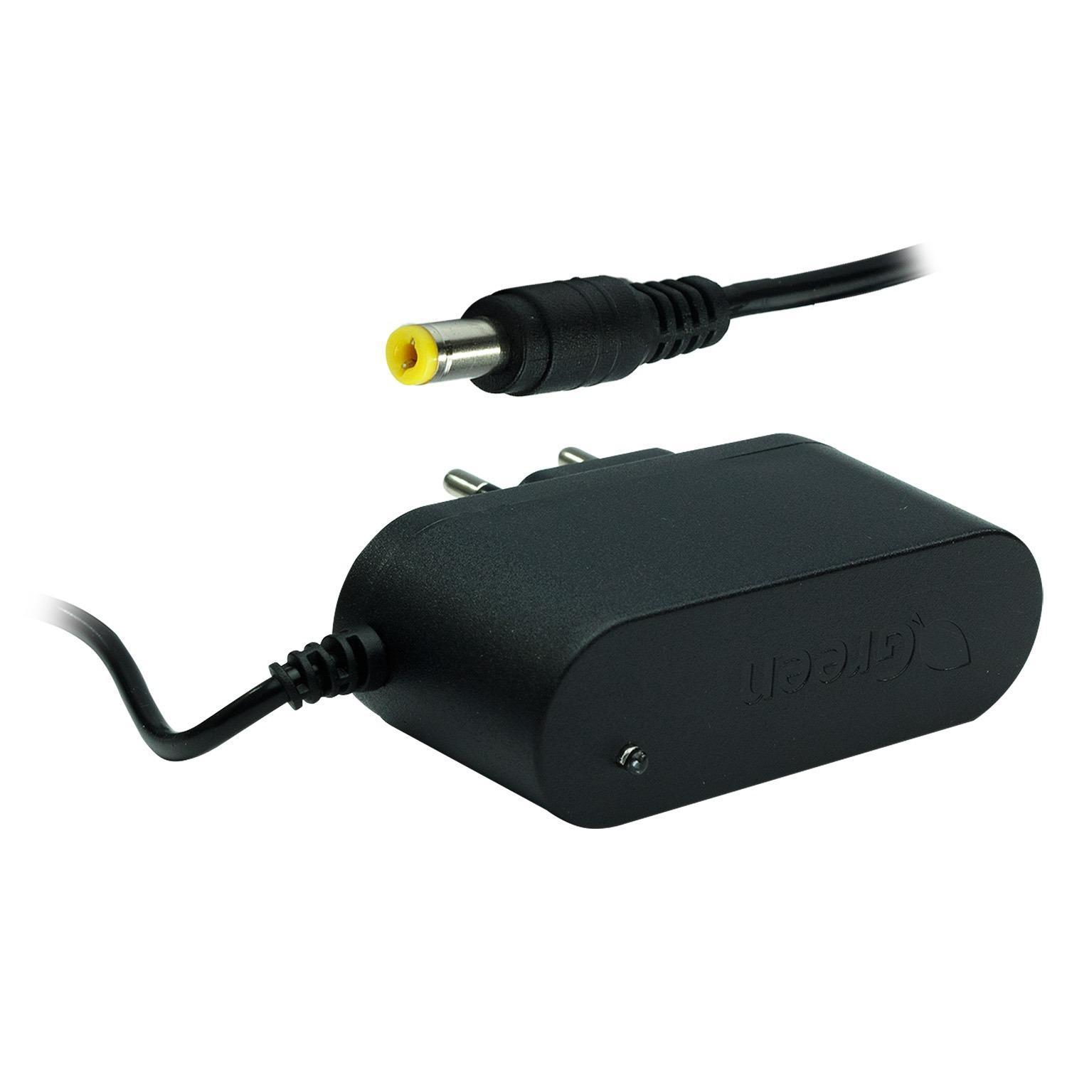Miniatura Fonte Estabilizada Chaveada Bivolt 9V 1A Plug P4 5,52,1Mm