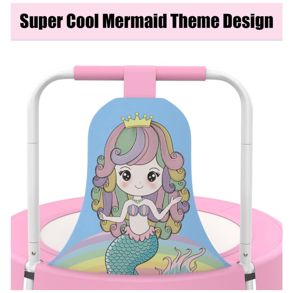 Miniatura Mini Trampolim Infantil LANGXUN Presente de Aniversário para Bebês, Meninos e Meninas Ideias Divertidas para Brincar e... 110v