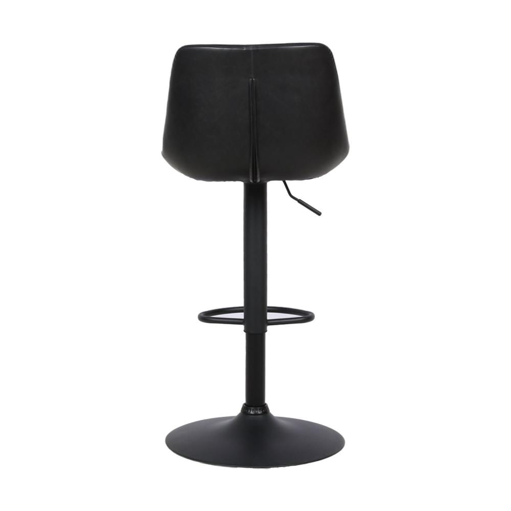 Miniatura Banqueta Gênova Base Disco Rivatti Móveis Preto