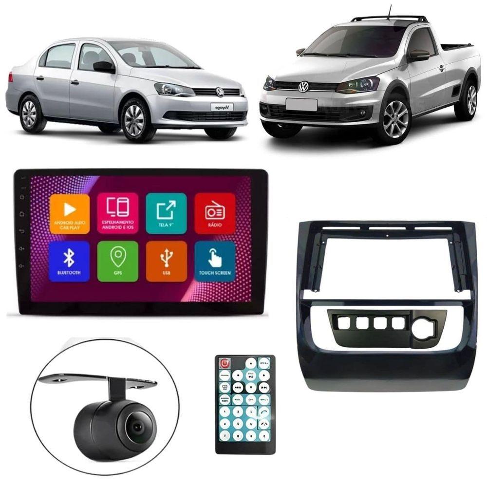 Miniatura Central Multimídia Android 2 Din Voyage G6 Moldura 9 Câmera Ré
