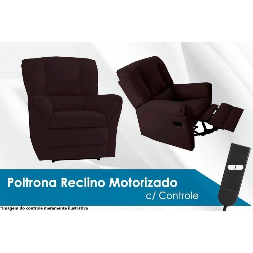 Miniatura Poltrona Reclinável Motorizada P- Sala Da Vinci Malbec Zero Wall Giro E Balanço Suede Bege - Probel