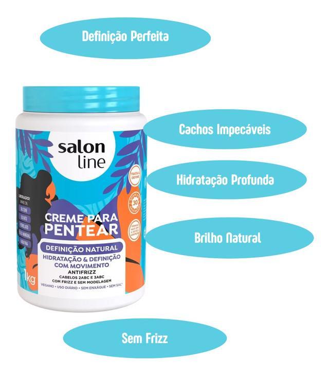 Miniatura Creme Para Cabelos Cacheados Salon Line Definição Natural