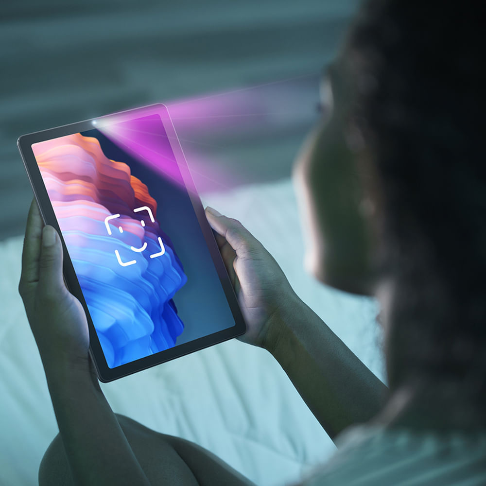 Miniatura Tablet Lenovo Idea Tab Plus Cinza com 12.1", Wi-Fi, Octa Core, 8GB, 128GB, Caneta e Case com Teclado Integrado ZAG70943BR Bivolt