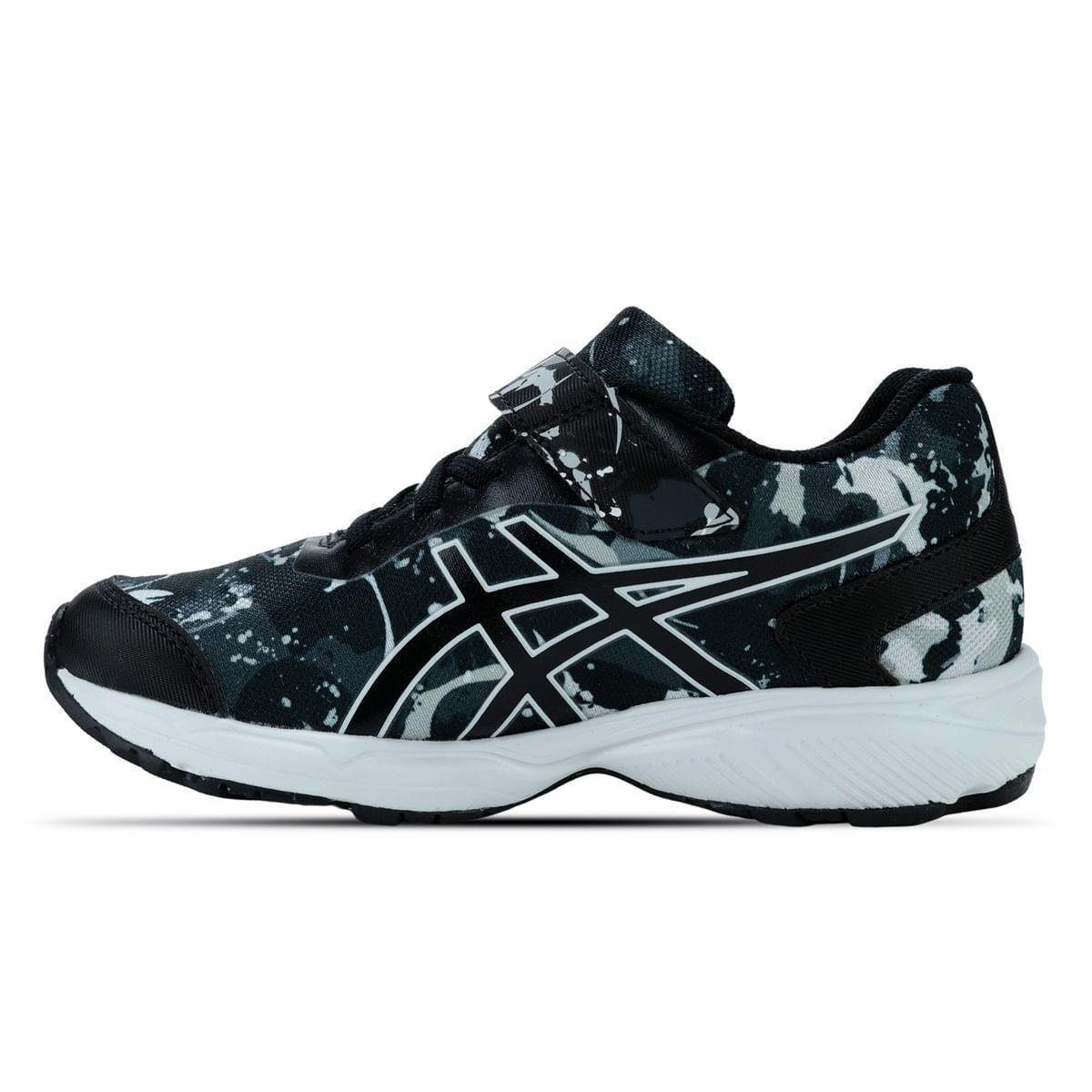 Miniatura Tênis Infantil Asics Fantasy 4 Ps Preto+Branco - 26