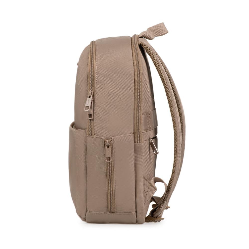 Miniatura Mochila Feminina Executiva Para Notebook Versatille Marrom Marrom