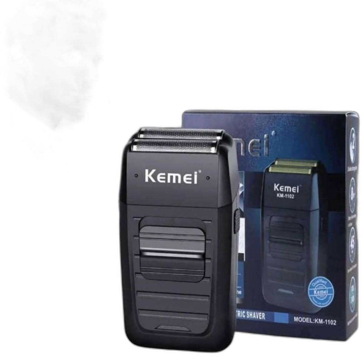 Miniatura Máquina Kemei Shaver Km-1102 Barbearia Profissional Original