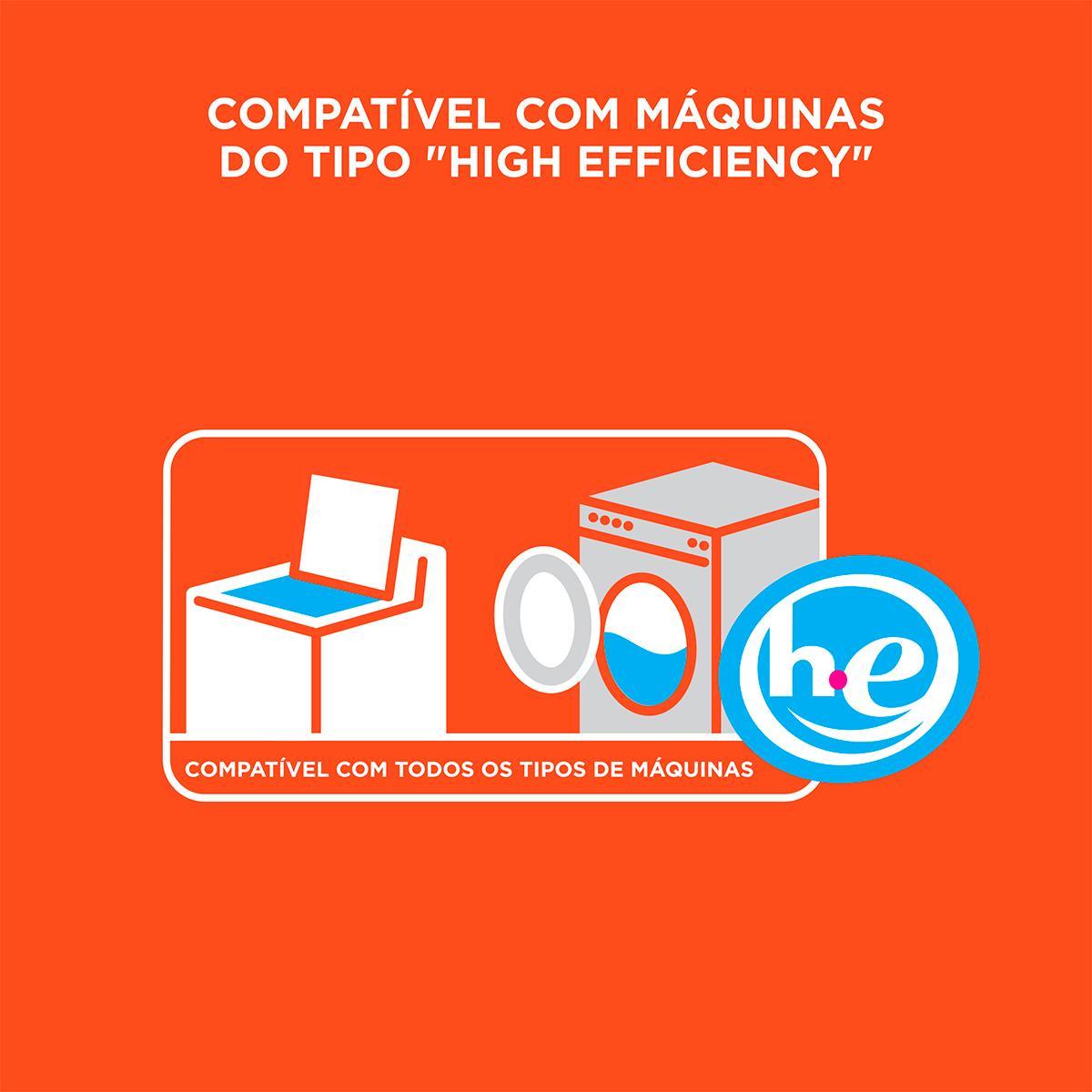 Miniatura Tide Detergente Liquido Para Roupas 1 L - Kit Com 2 Un