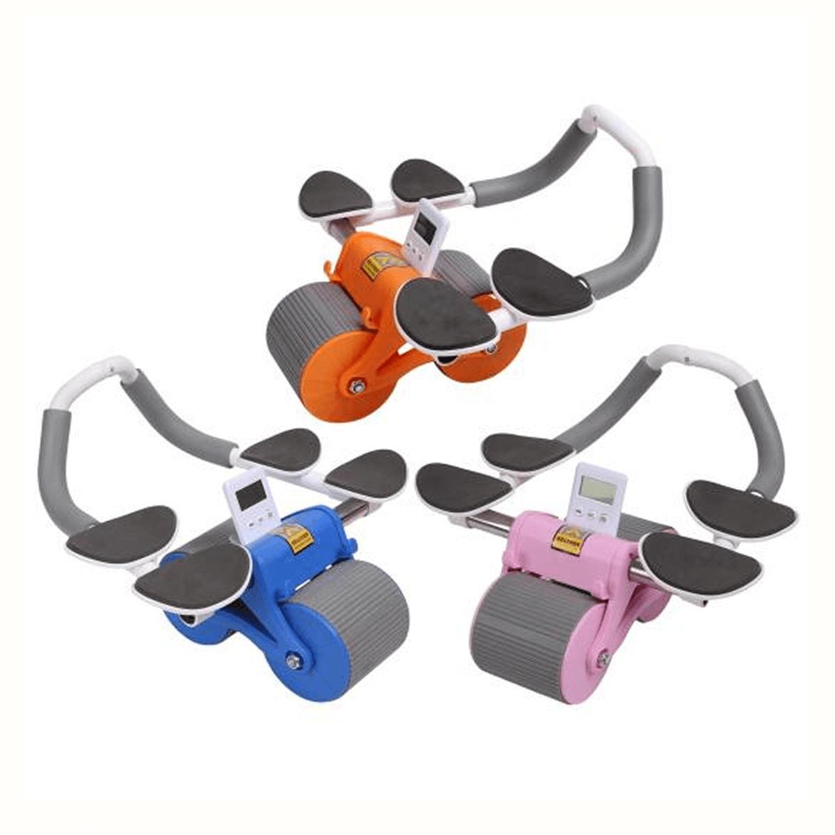 Miniatura Roda Abdominal Rolo Para Exercício Lombar Treino Funcional