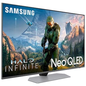 Miniatura Smart TV 43" Neo QLED 4K Samsung Gaming QN90C com Mini LED, Painel até 144hz, Processador com IA, Sistema Tizen e Tela sem limites