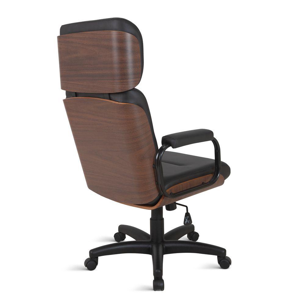 Miniatura Cadeira Eames para Escritório Linha Capa em Madeira Preto