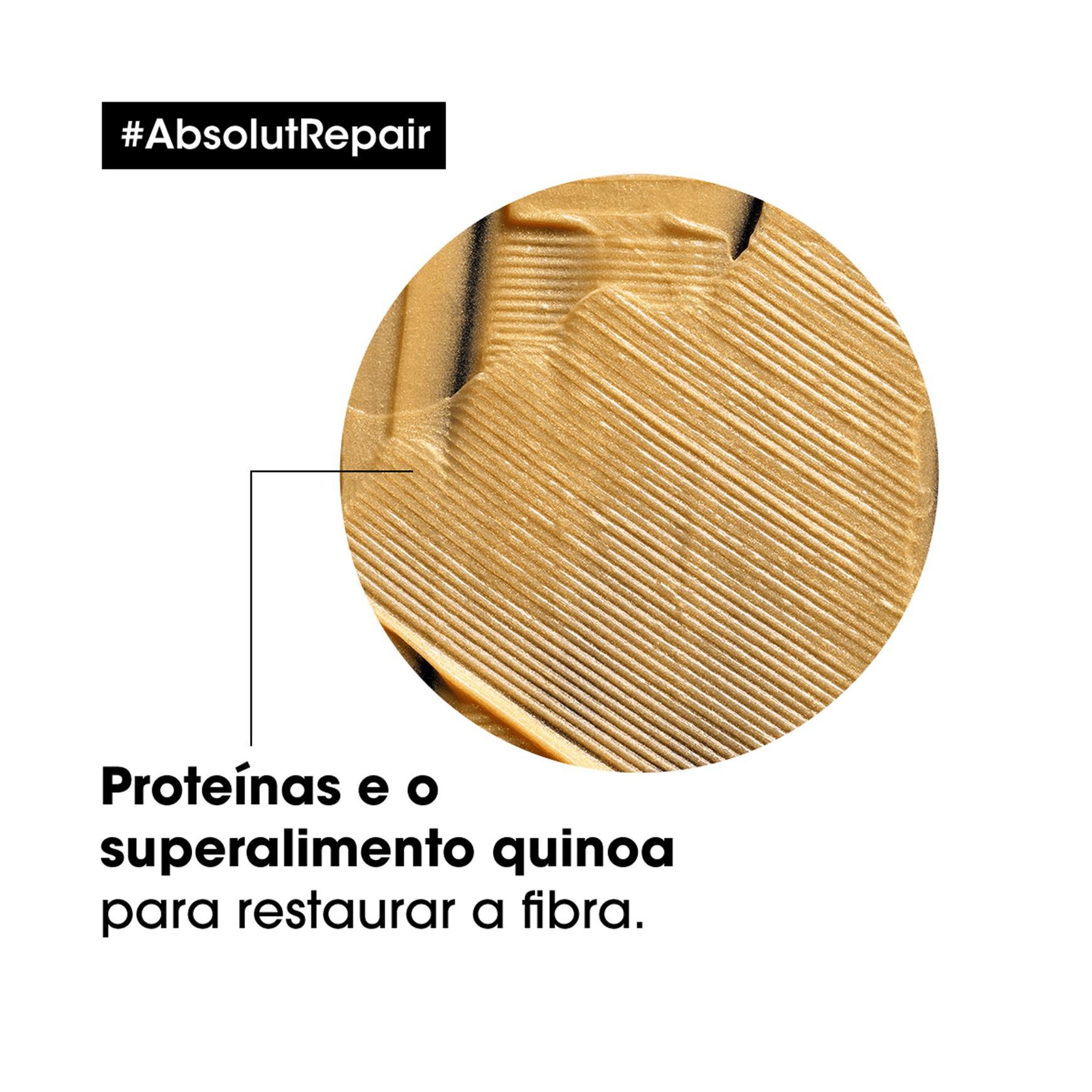 Miniatura Shampoo Loreal Absolut Repair Gold Quinoa + Protein 750Ml