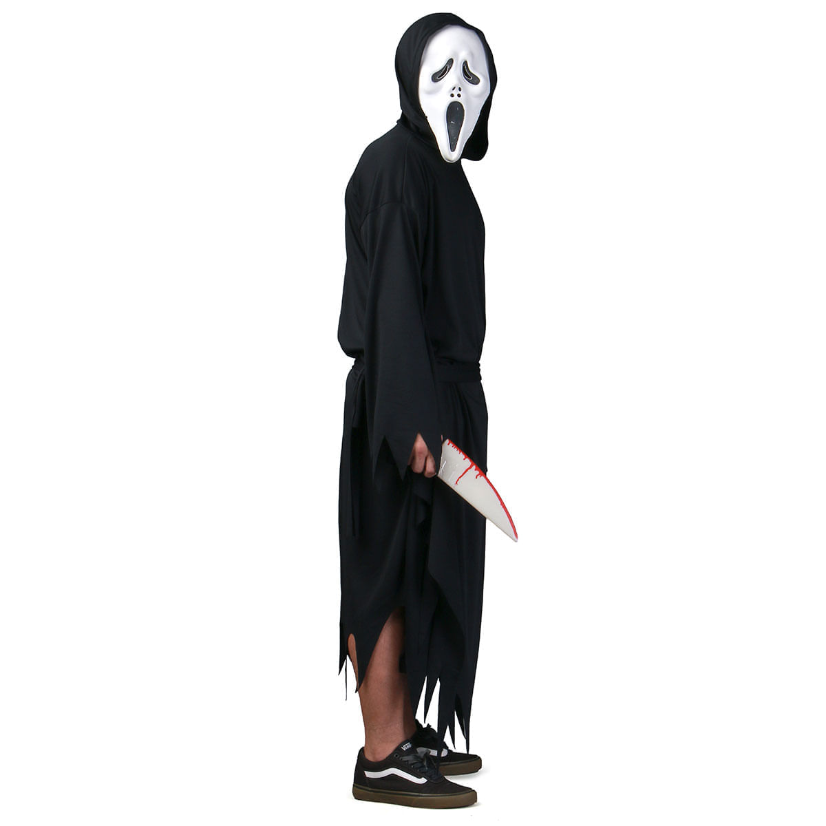 Miniatura Fantasia Pânico Premium Adulto Máscara Halloween Abrakadabra P