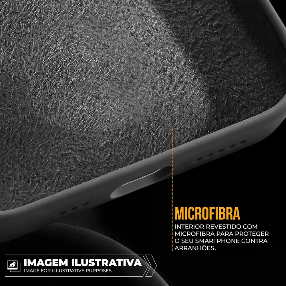 Capa para iPhone 17 Air - Silicon Premium Preta - Gshield