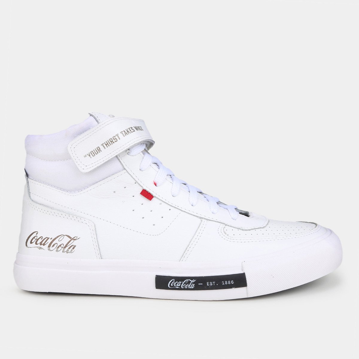 Miniatura Tênis Coca-Cola Rocket Select Masculino Branco - 38