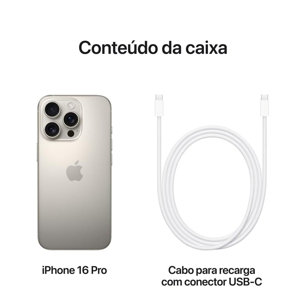 Apple iPhone 16 Pro 128GB Titânio Natural