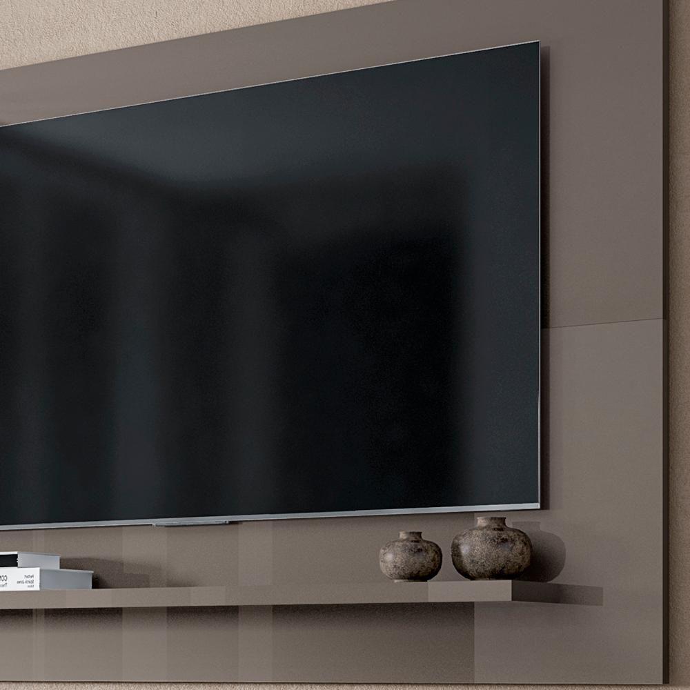 Miniatura Painel Para Sala Tv 50 Polegadas 088163 Cinza Perola Dcasa Cinza Perola
