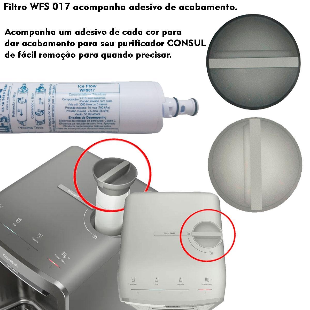 Miniatura Refil Filtro Consul Compatível Purificador Água Cpb33 Af Ab