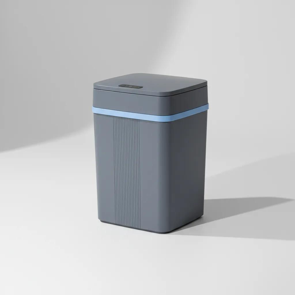 Miniatura Lixeira Automática Com Sensor 18 Litros - Cinza