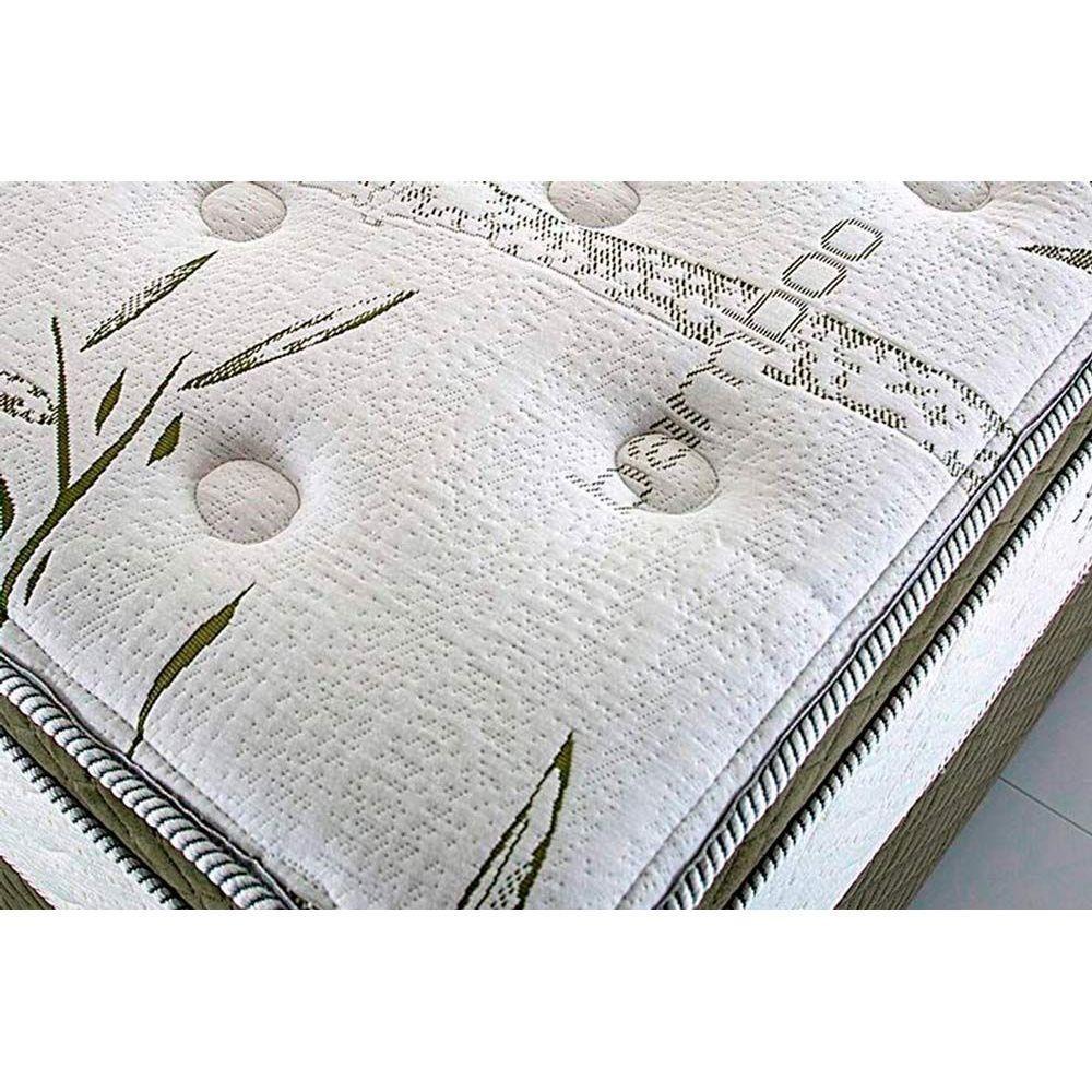 Colchão Casal Molas Visco Ensacadas Masterpocket Imperatore Eco Bamboo Euro Pillow (138x188x34) - Herval