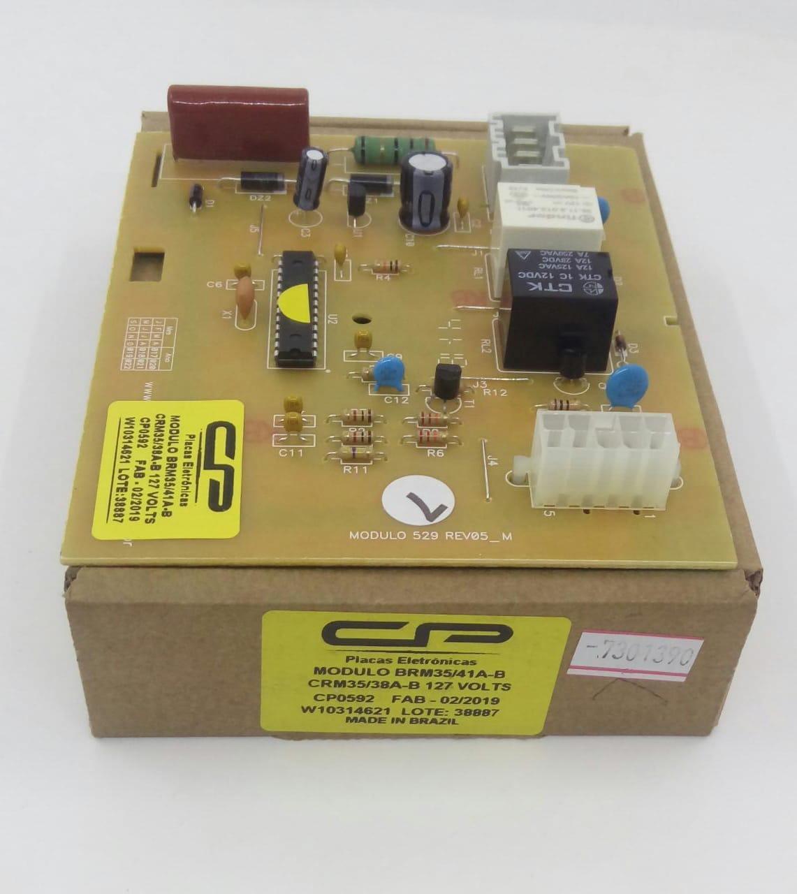 Miniatura Placa Geladeira Brastemp Consul Brm35/41 Crm35/38 Bivolt