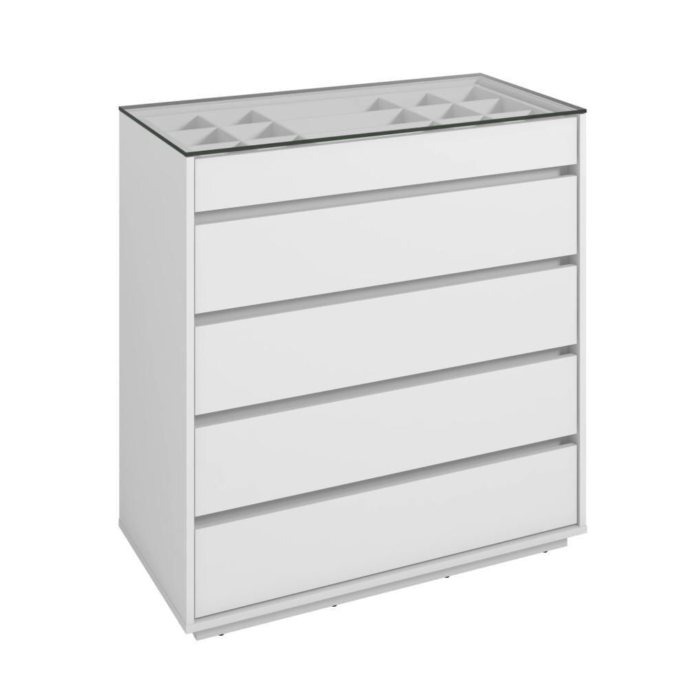 Miniatura Cômoda Suellen Branco Com Gaveta Organizadora
