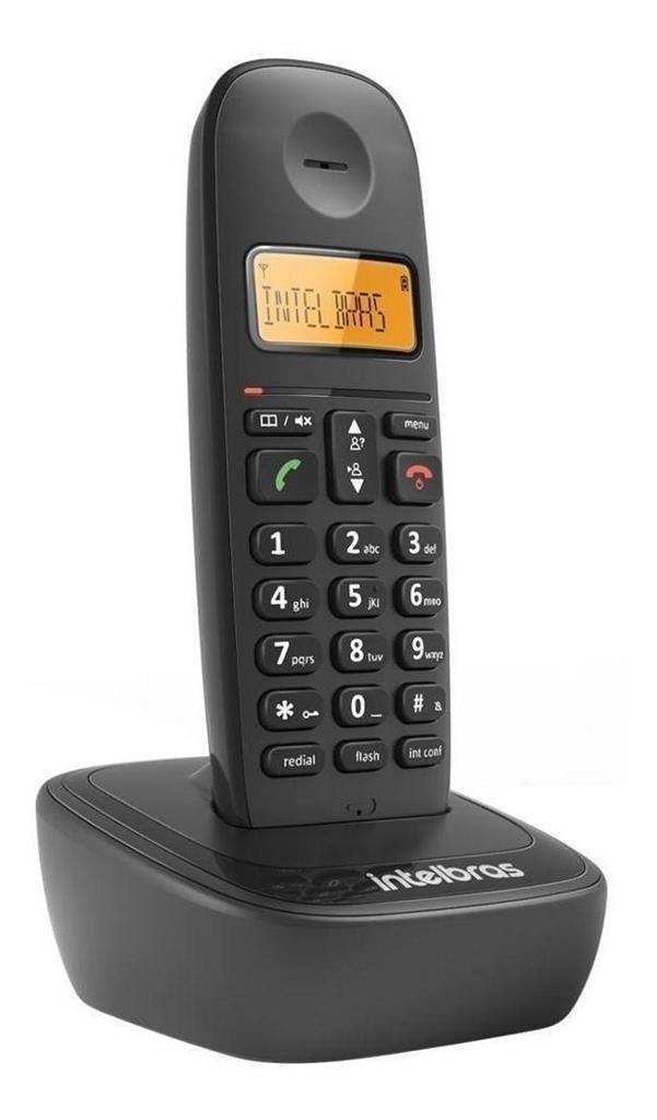 Miniatura Telefone Sem Fio Intelbras Ts 2510 Preto