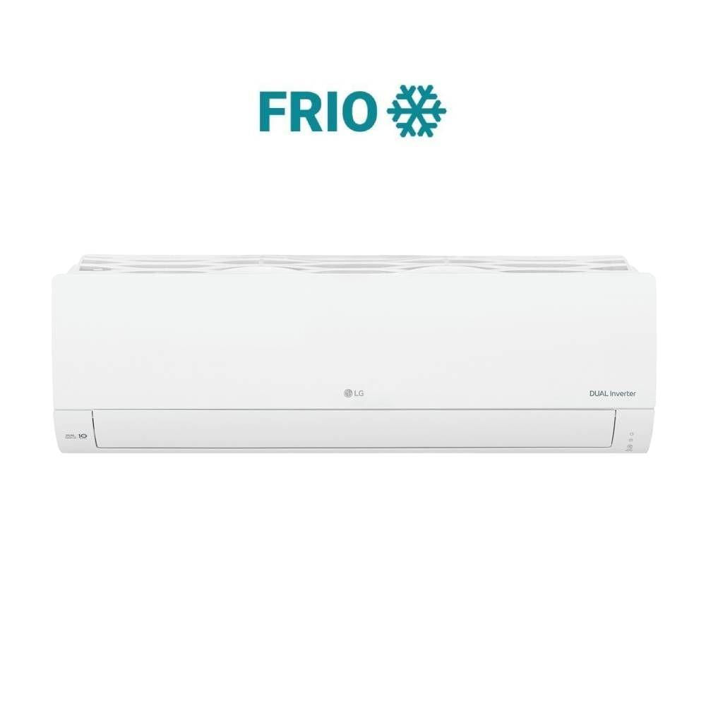 Miniatura Ar Condicionado Split LG DUAL Inverter Voice +AI 9000 BTUs Frio 127V S3-Q09AA31D