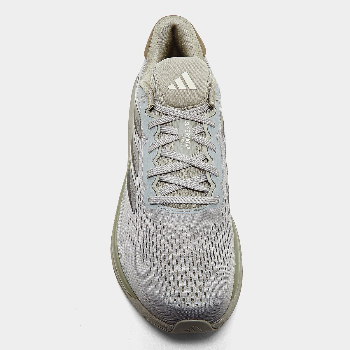 Miniatura Tênis Adidas Supernova Stride 2 Masculino Prata+Verde - 39
