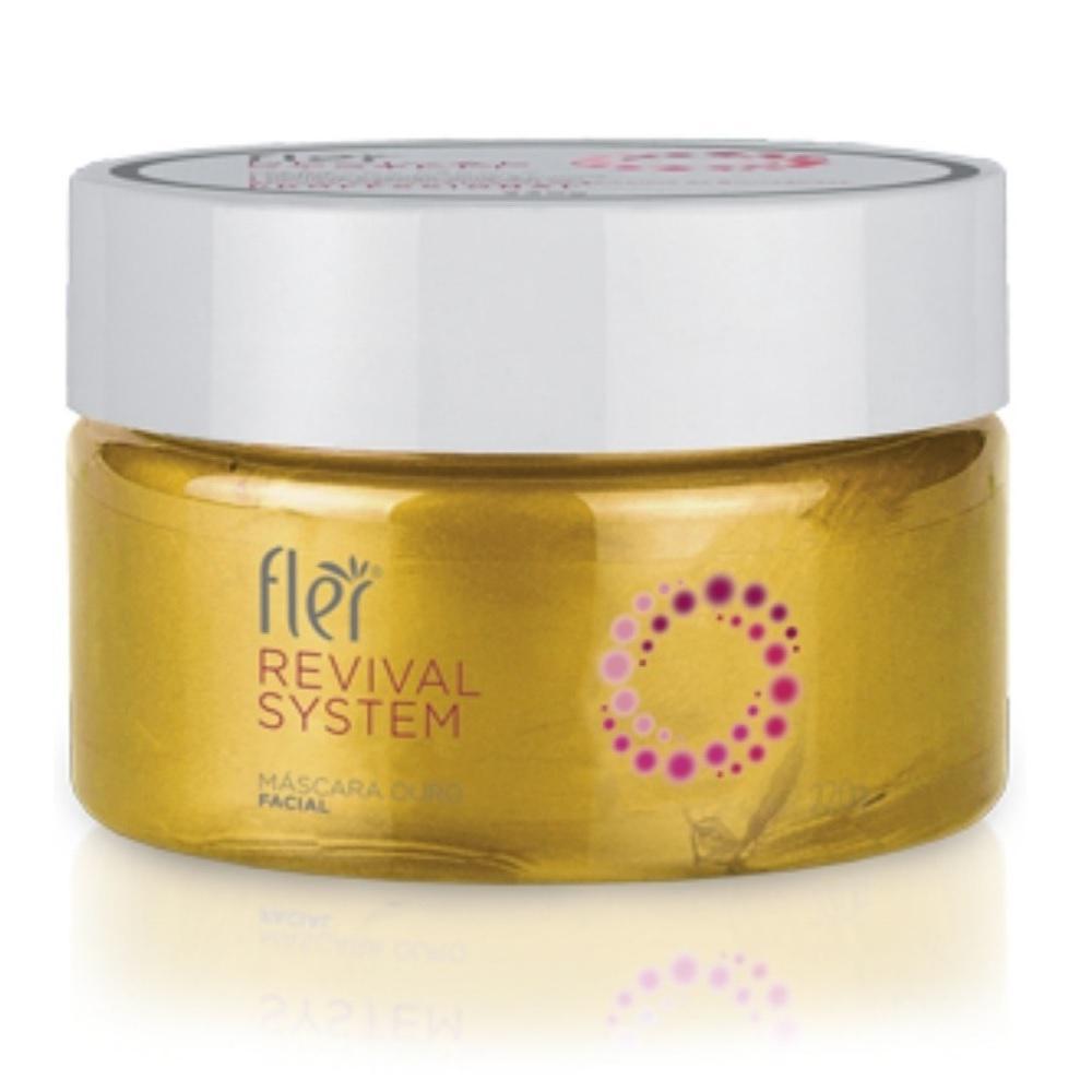 Miniatura Máscara Facial Flér Ouro 220g Hidrata e Revitaliza