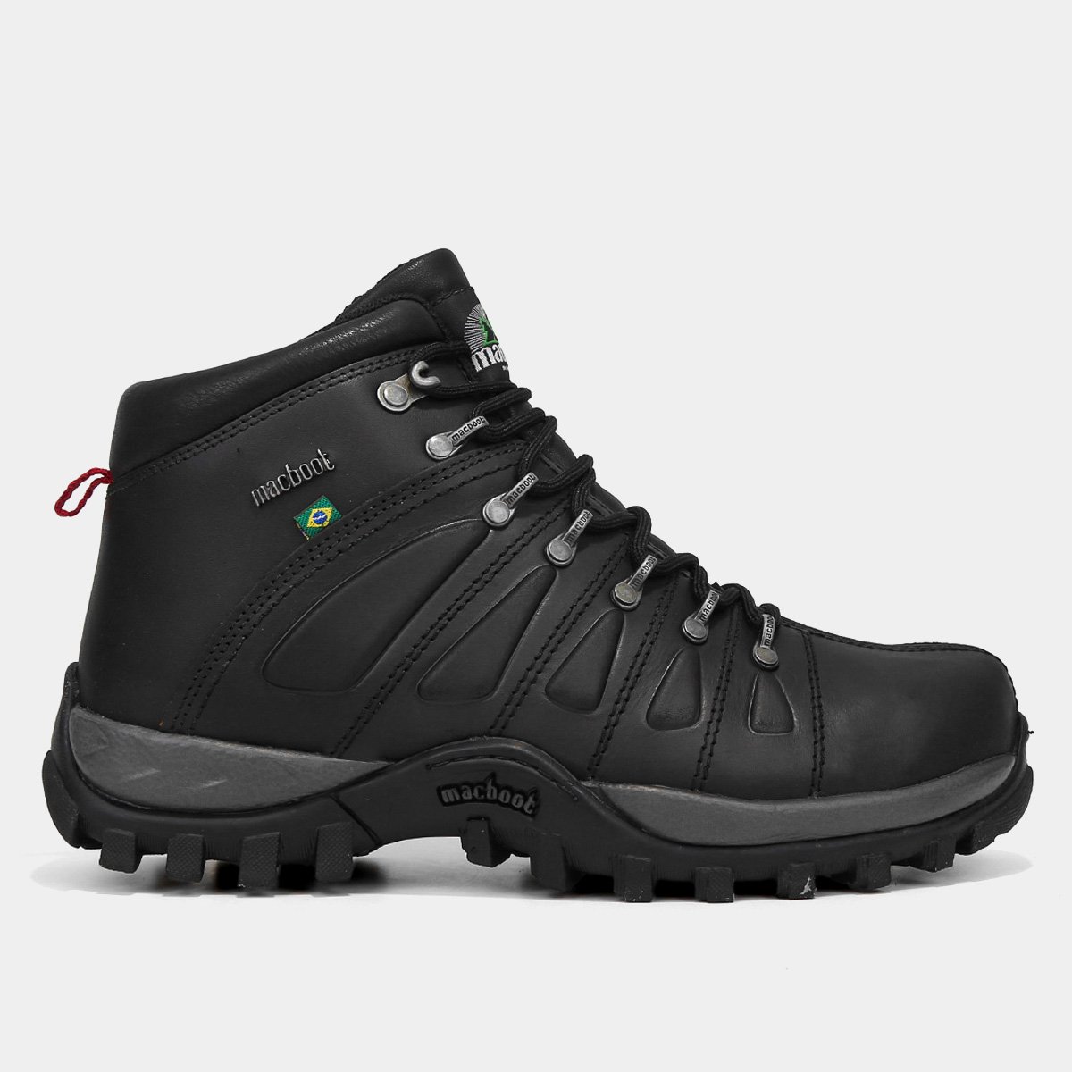 Miniatura Bota Couro Macboot Uirapuru 6 Masculina Grafite - 38