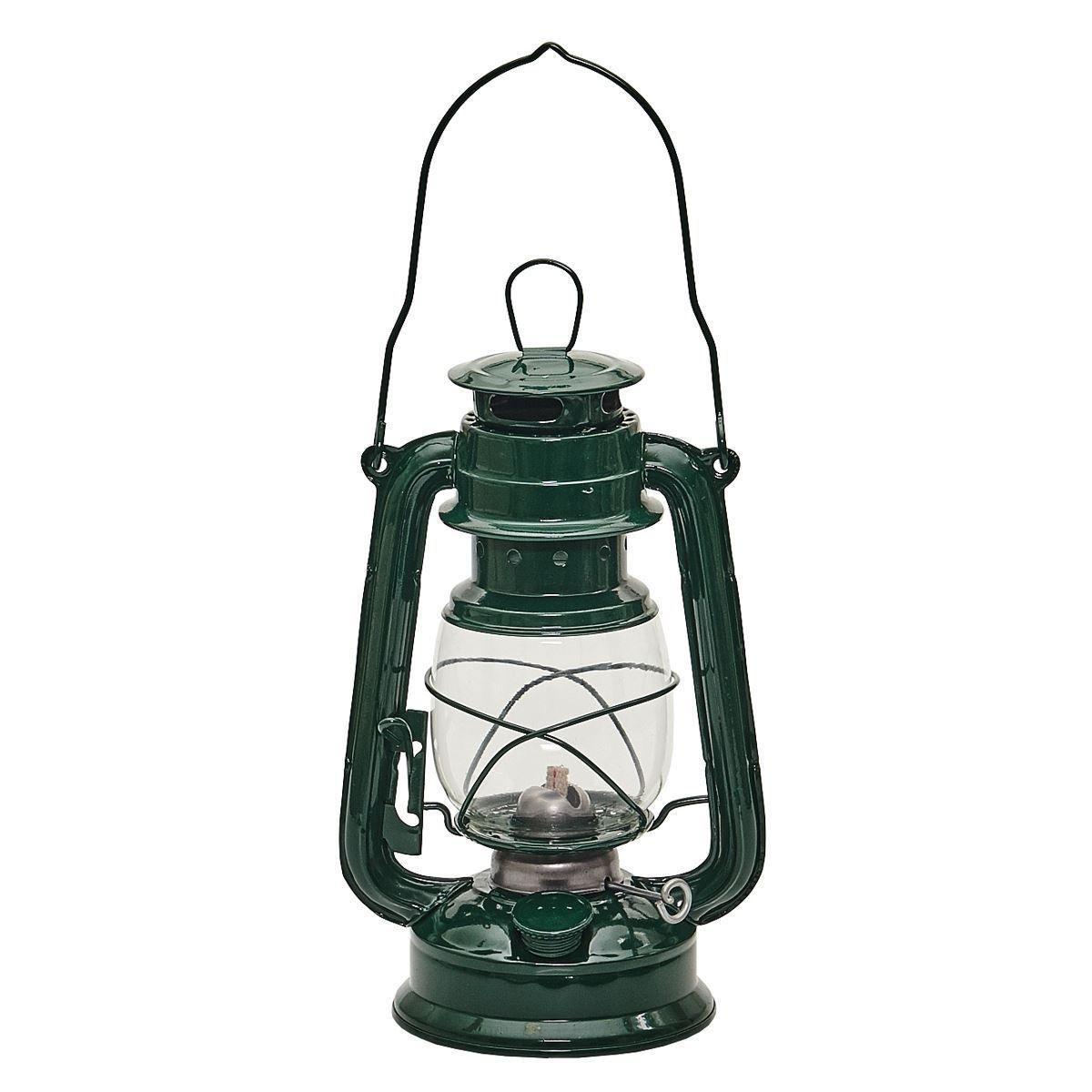 Miniatura Lanterna Luminária Lampião Pavio Retrô Querosene Antigo 28Cm