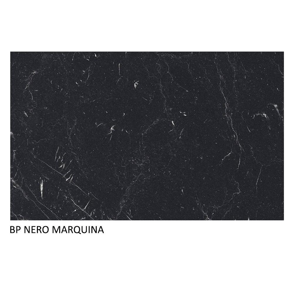 Tampo 100% MDF para Balcão de Pia 120 cm Nero Marquina Madesa Nero Marquina