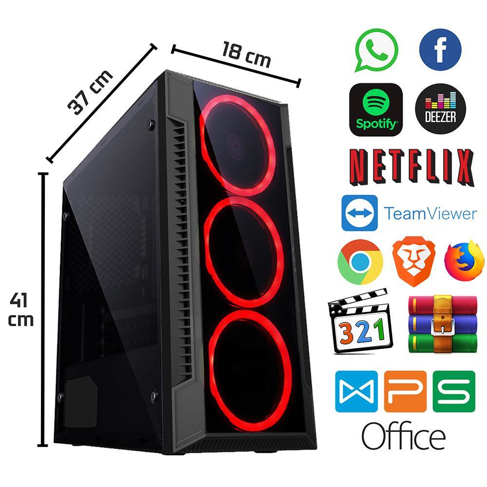 Miniatura Pc Gamer Fácil Amd Ryzen 3 3200G Radeon Vega 8 Graphics 16Gb