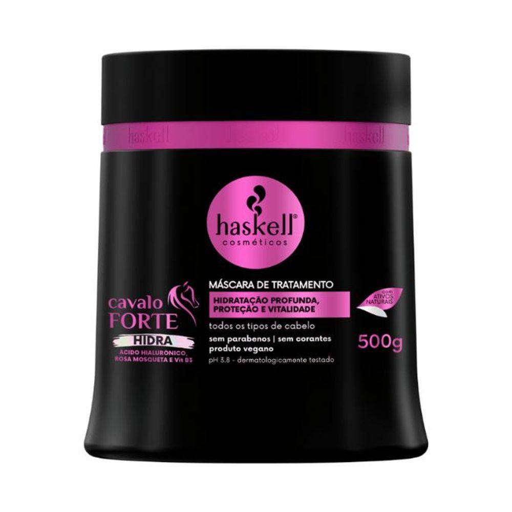 Kit Máscaras Cavalo Forte Hidra + Cavalo Forte + Infusão De óleos Haskell - 500g - Cabelos Ressecados