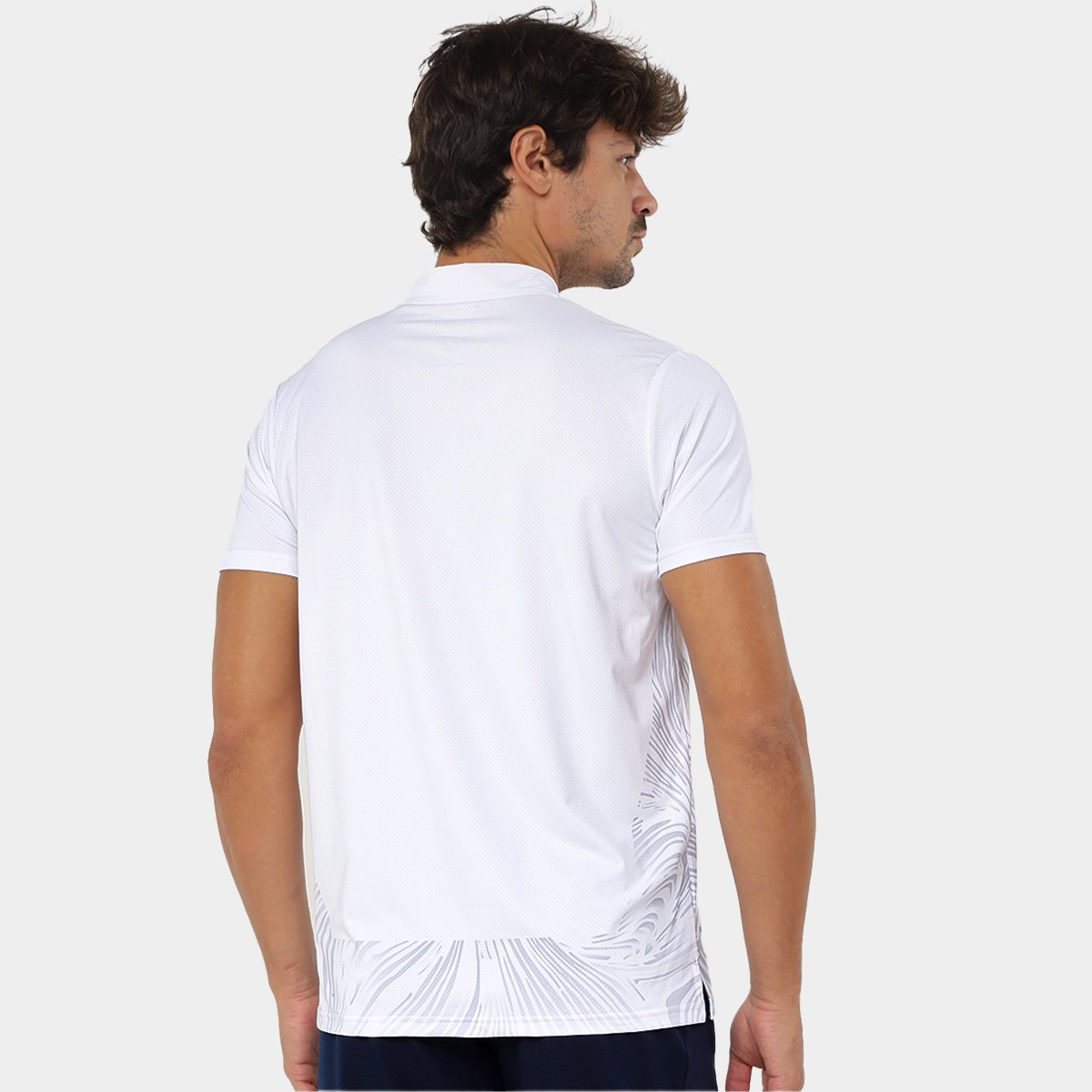 Miniatura Camisa Polo Joma Casual Esportiva Masculina Branco - GG