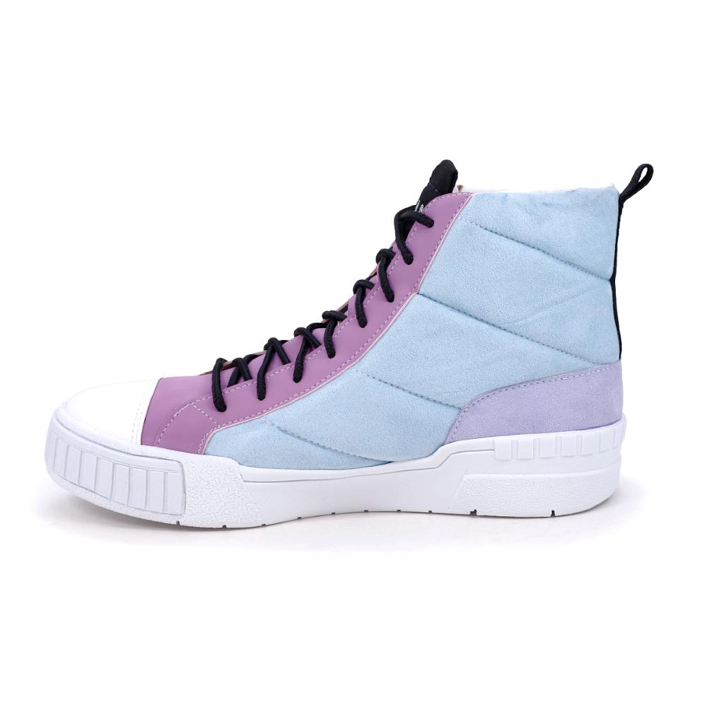 Miniatura Tênis Lança Perfume Sneaker Cano Alto Feminino Azul / Rosa - 34