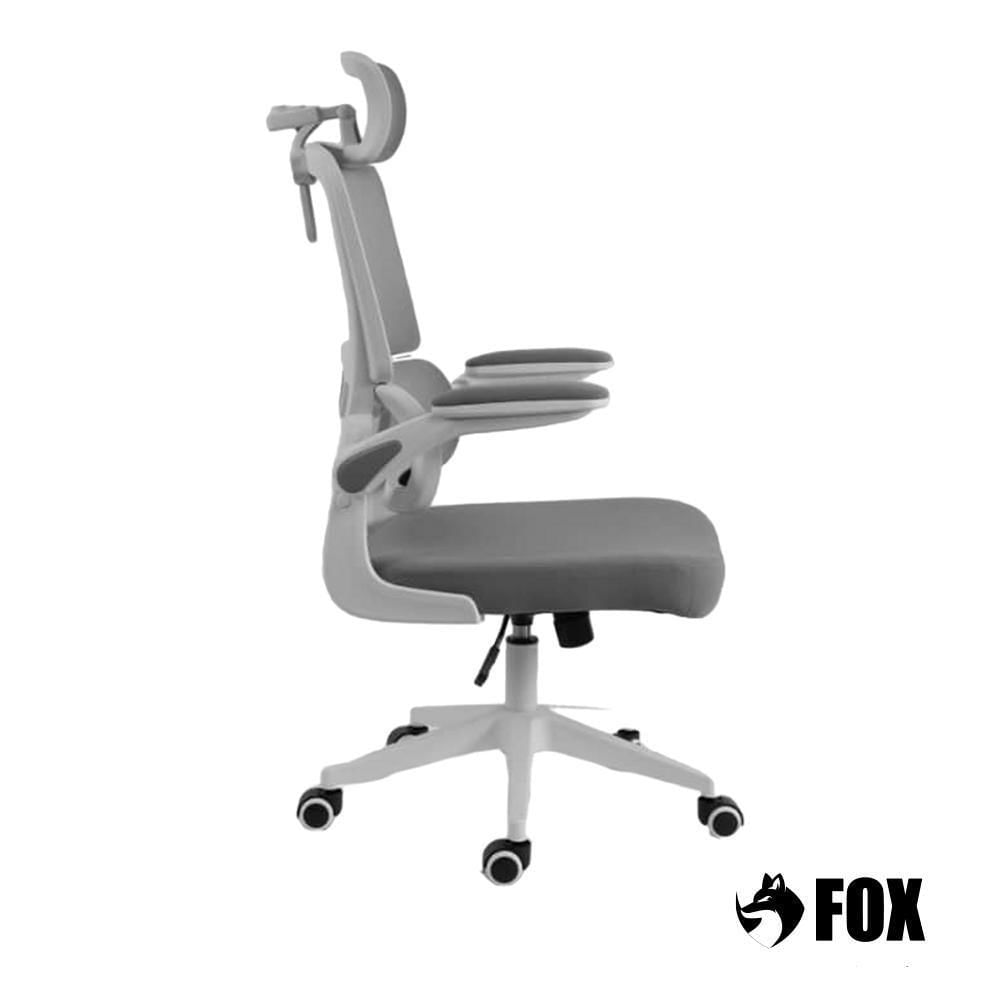 Miniatura Cadeira Presidente Escritório Giratória Fox Office Cinza - Z411