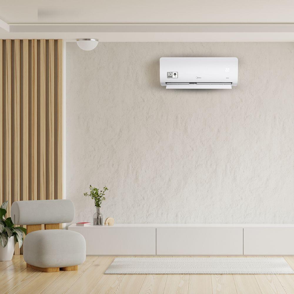 Miniatura Ar Condicionado Multi Tri Split Midea Xtreme Save 27000 BTU (2X9000+1X12000) Quente e Frio 220V