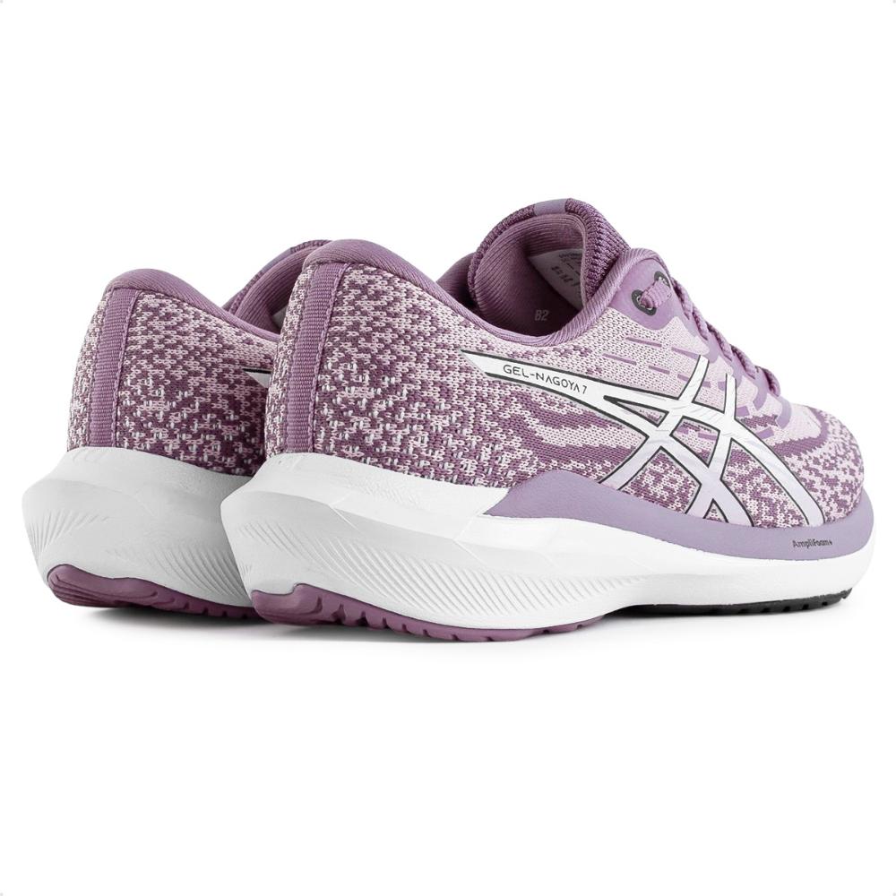 Miniatura Tênis Asics Gel Nagoya 7 Feminino Rosa / Lilas - 35